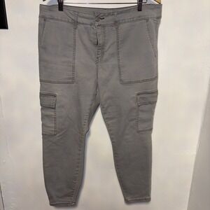 Relaxed Straight Short Denim green Cargo Pockets